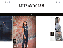 Tablet Screenshot of blitzandglam.com